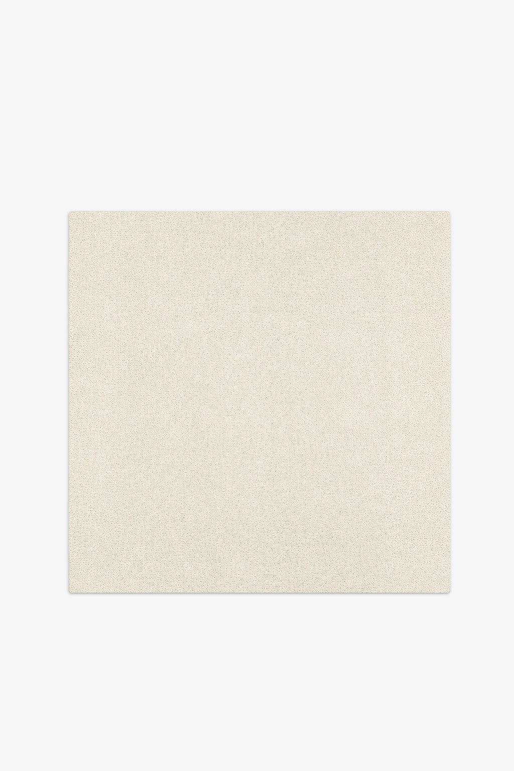 Cream Hand-Knotted Rug Swatch