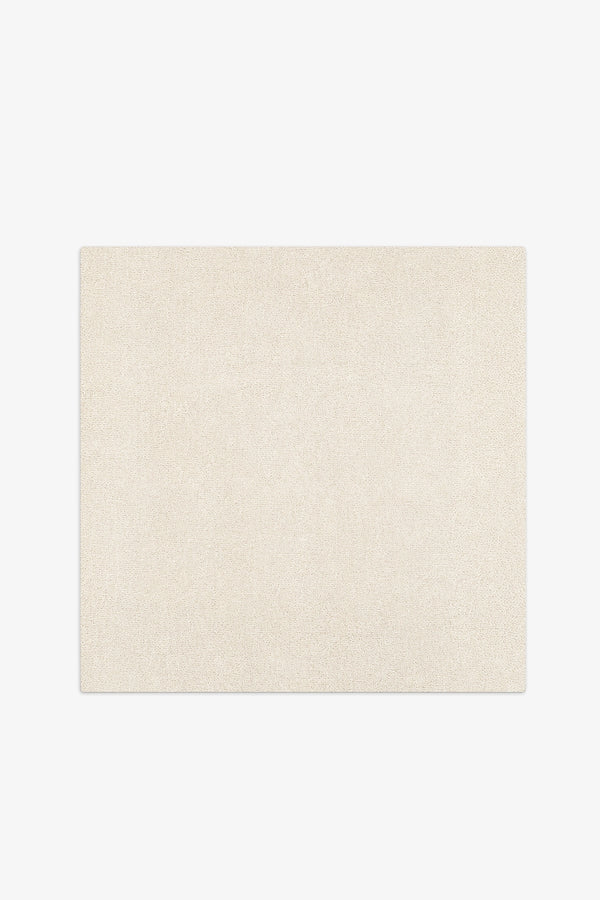 Cream Hand-Tufted Rug Swatch
