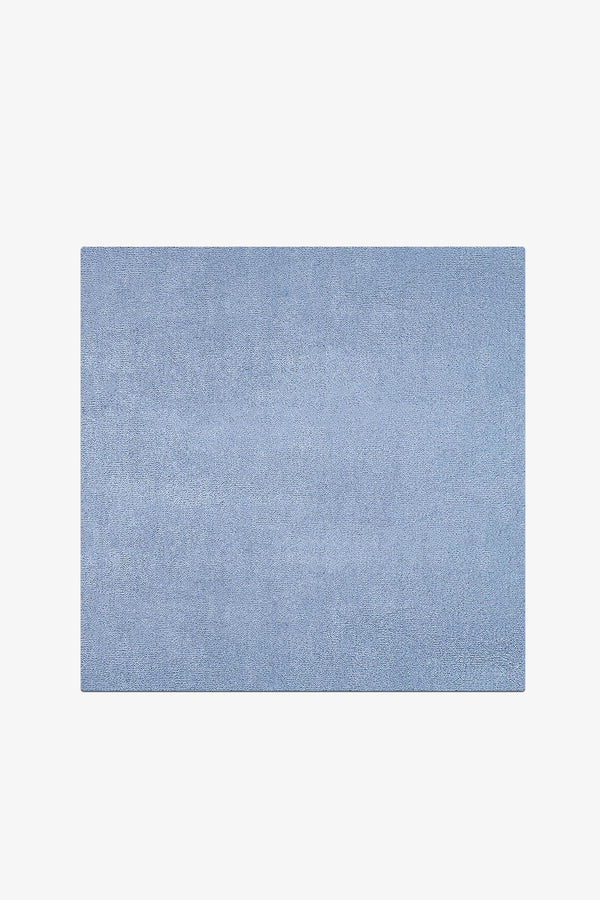 Baby Blue Hand-Tufted Rug Swatch