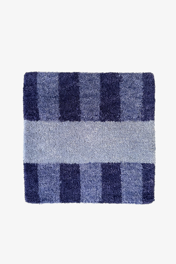 Blue Interval Hand-Knotted Rug Swatch