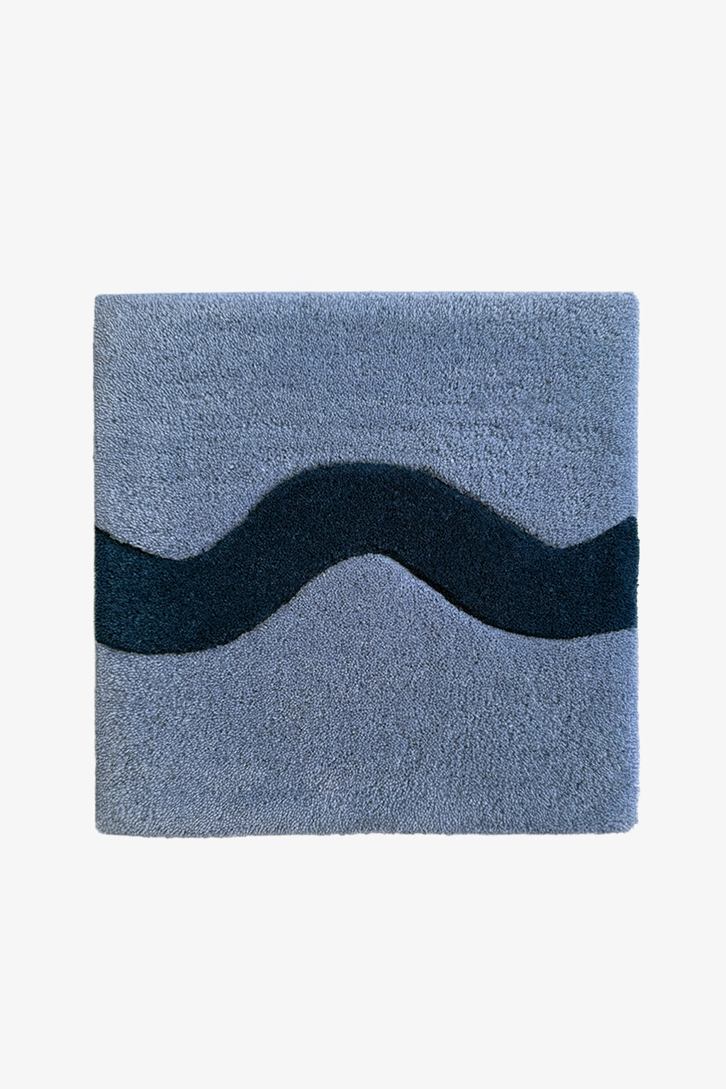 Blue Sculpted Edge Rug Swatch