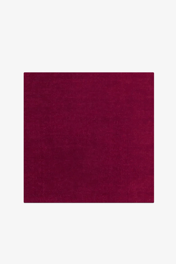 Burgundy Pink Hand-Tufted Rug Swatch