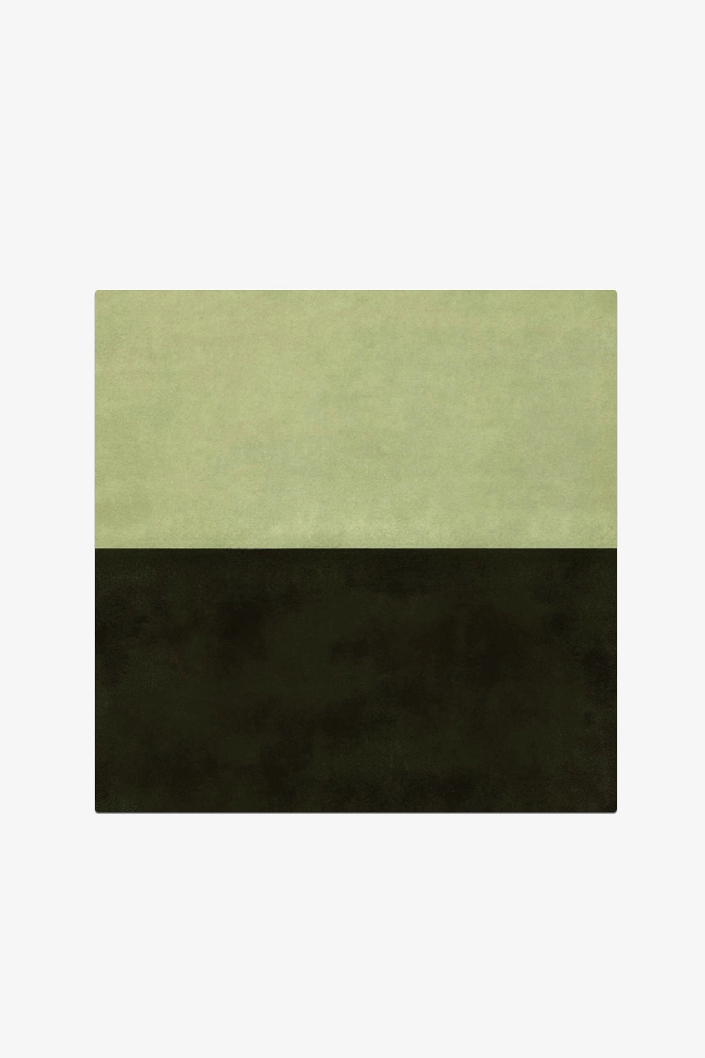 Olive Classic Color Block Rug Swatch