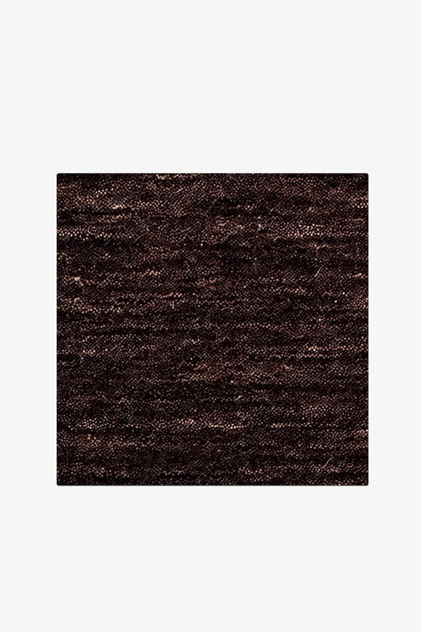 Cocoa Haven Hand-Loomed Rug Swatch
