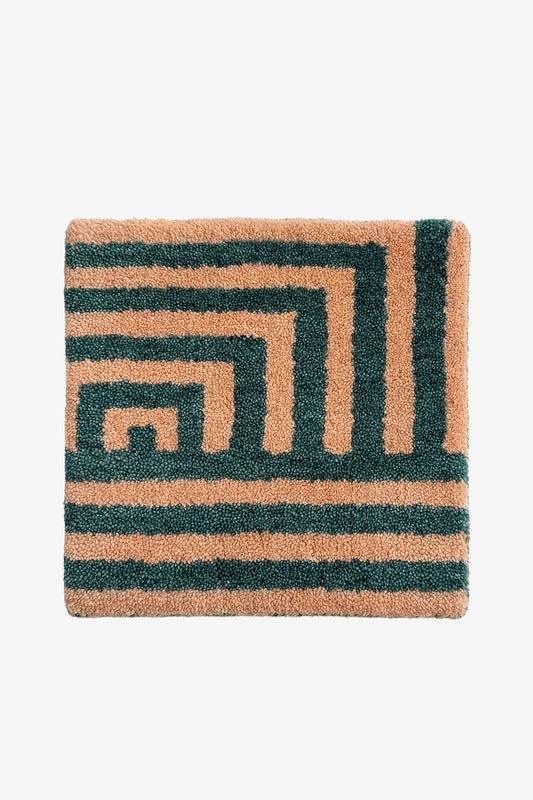 Maze Hand-Knotted Rug Swatch