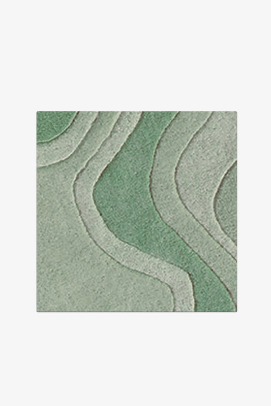 Sage Rolling Tides Rug Swatch