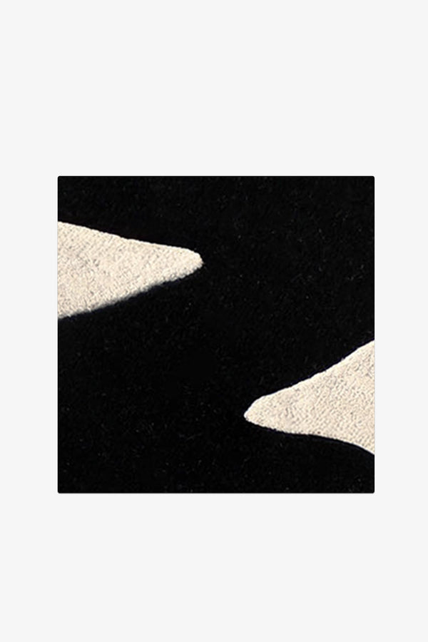 Zig Zag Hand-Tufted Rug Swatch
